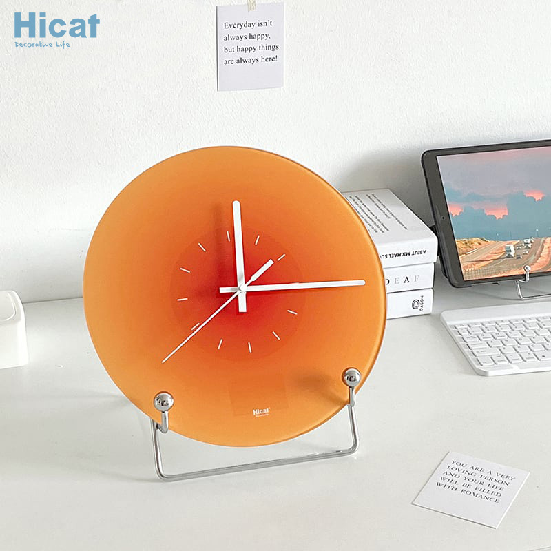 Orange Afterglow Clock