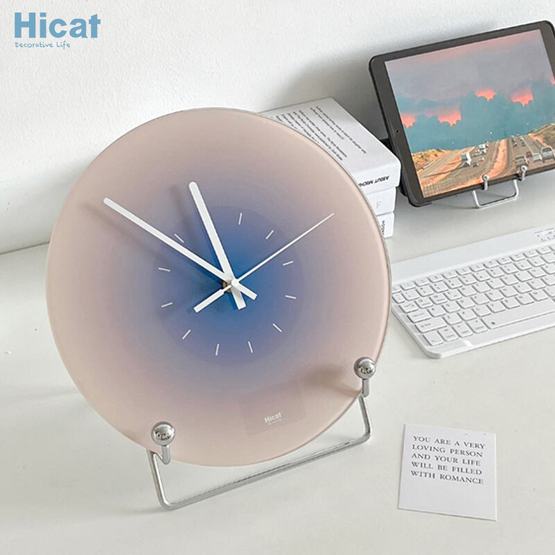 Purple Afterglow Clock