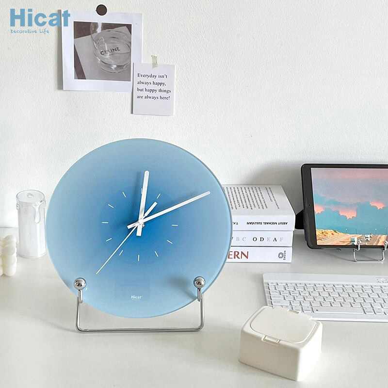 Blue Afterglow Clock