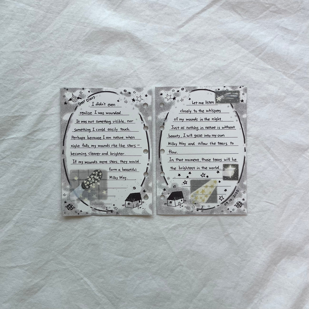 Starlit Archive Washi Tape Sticker