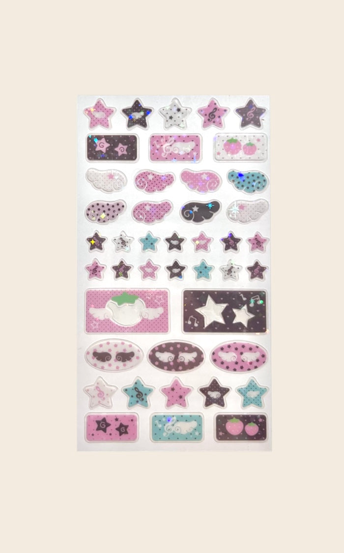 Starlit Wing Song Sticker
