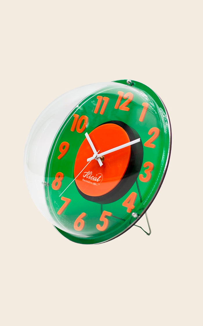 Green Bubble Clock