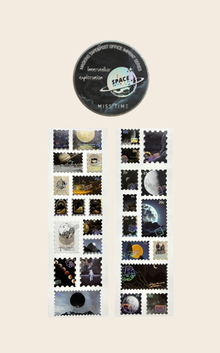 Interstellar Exploration Washi Tape Sticker
