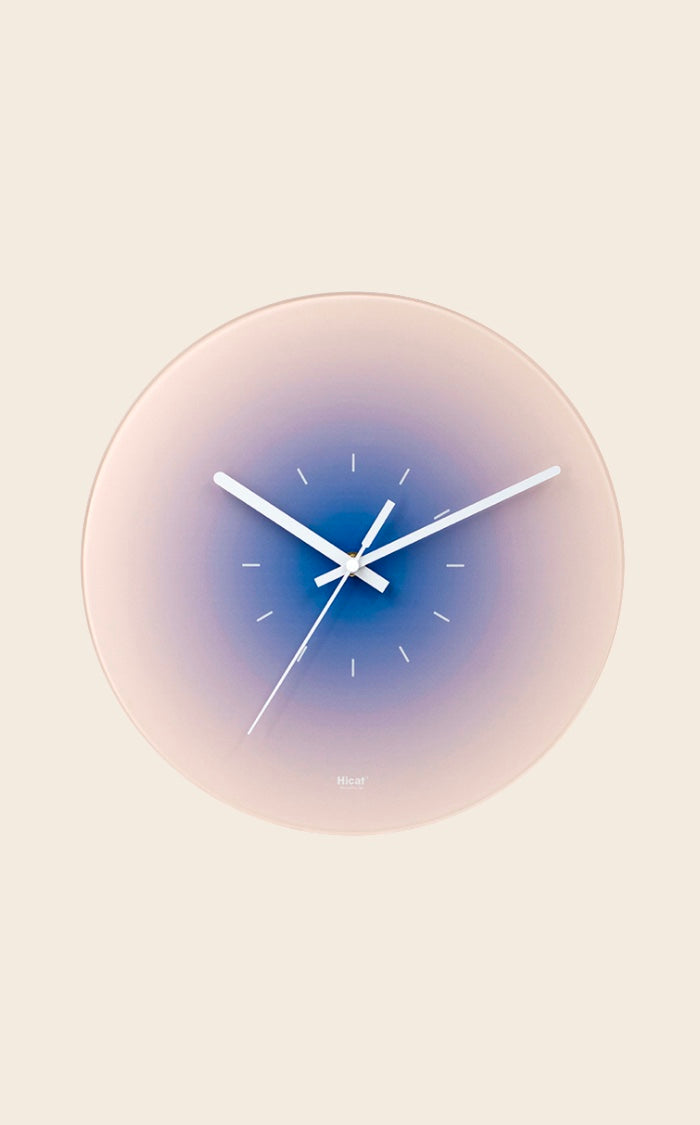 Purple Afterglow Clock