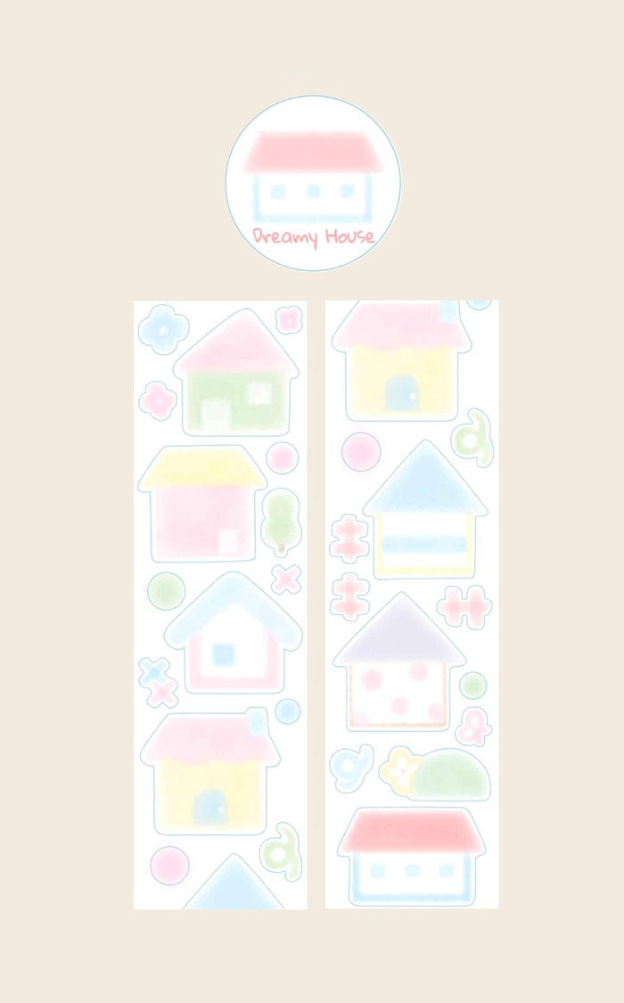 Dreamy House Washi Tape Sticker