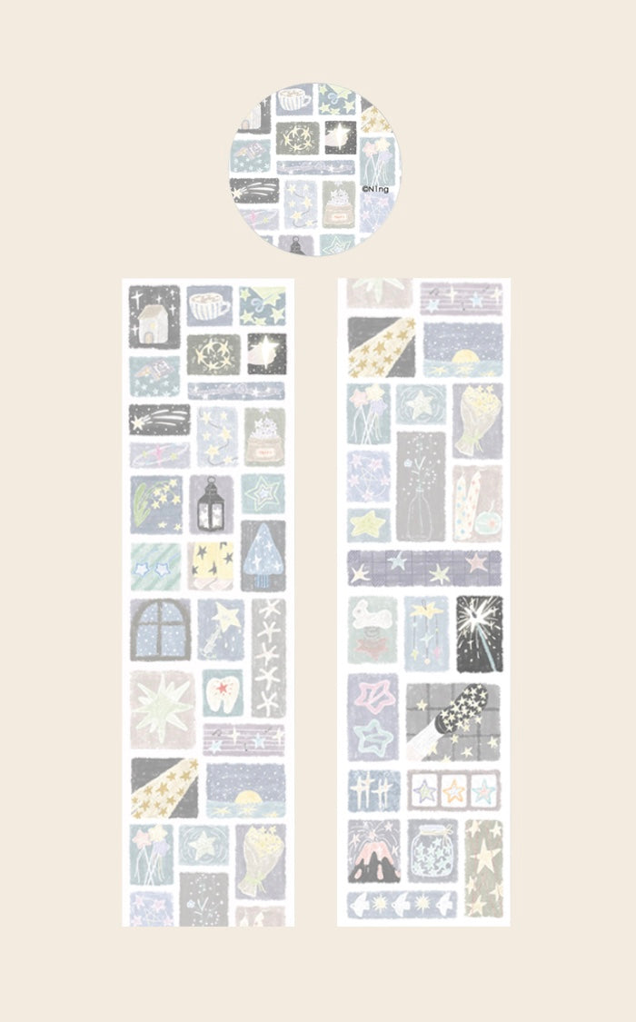 Starlit Archive Washi Tape Sticker