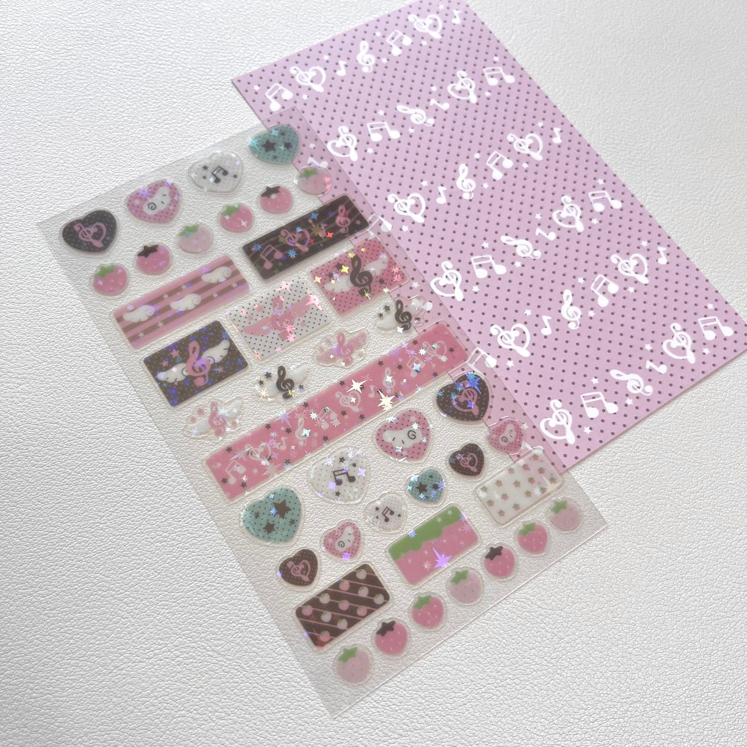 Heart Notes Chorus Sticker