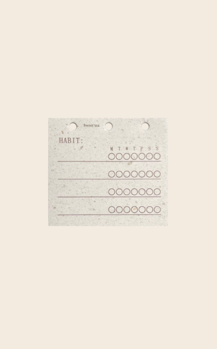 Tiny Habit Check Insert_Oat Speckle