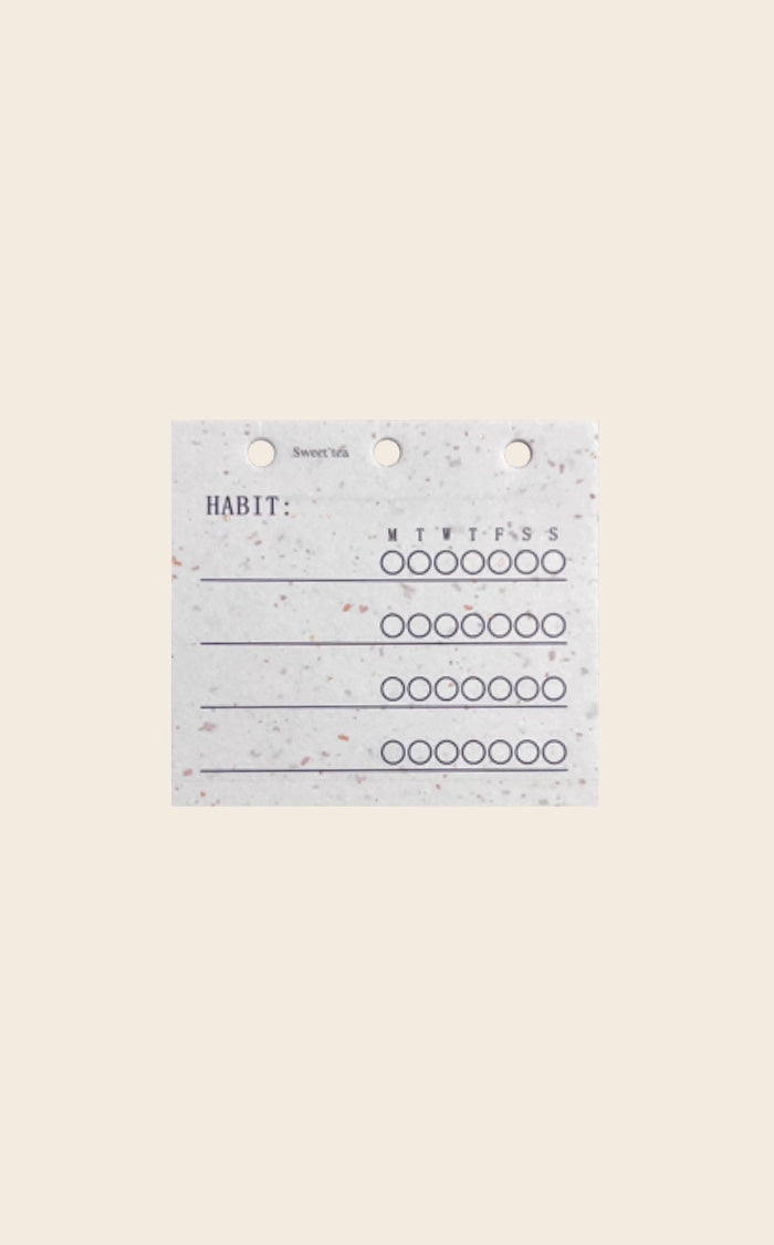 Tiny Habit Check Insert_Misty Pink Speckle