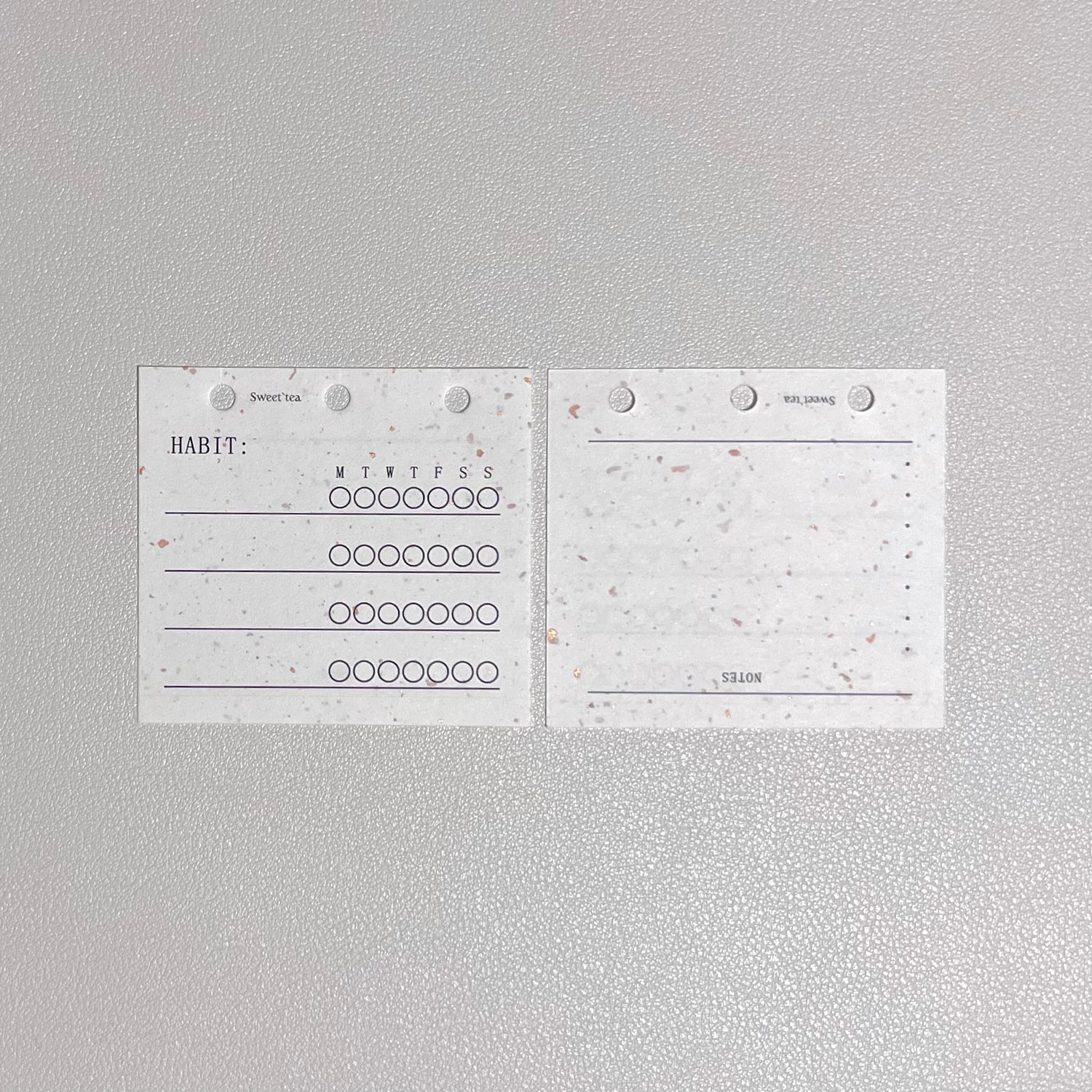 Tiny Habit Check Insert_Misty Pink Speckle