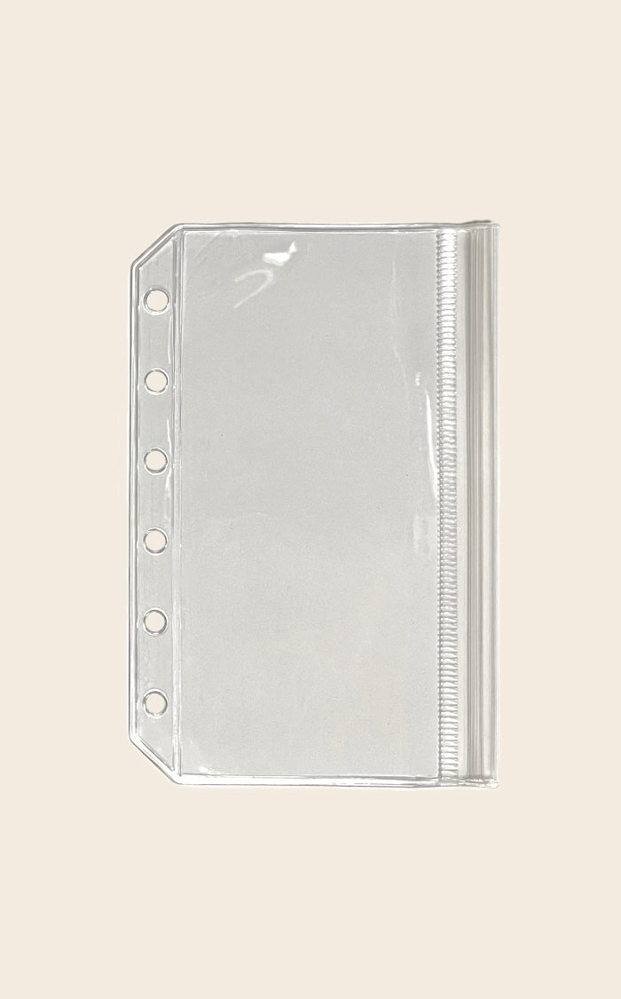 Clear Zip Pocket Insert_A7