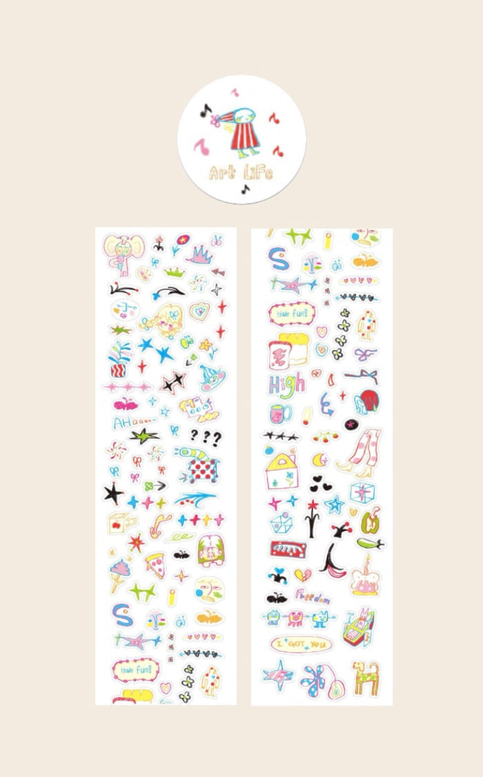 Art Life Pop Washi Tape Sticker