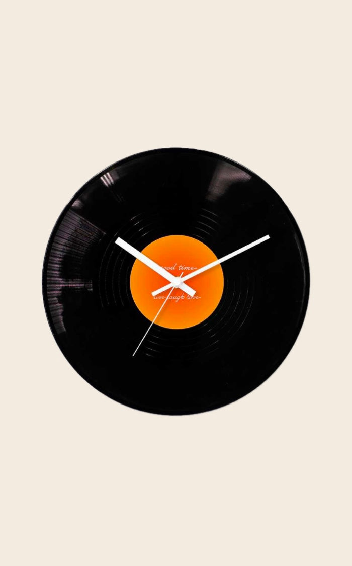 Sunset Vinyl Clock