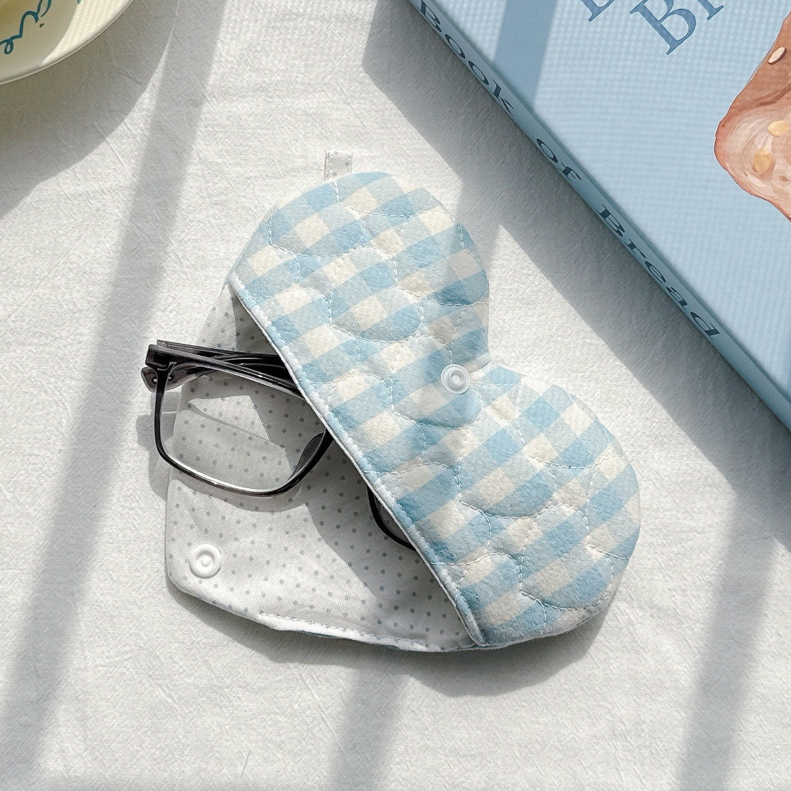 Cloud Check Eyewear Pouch